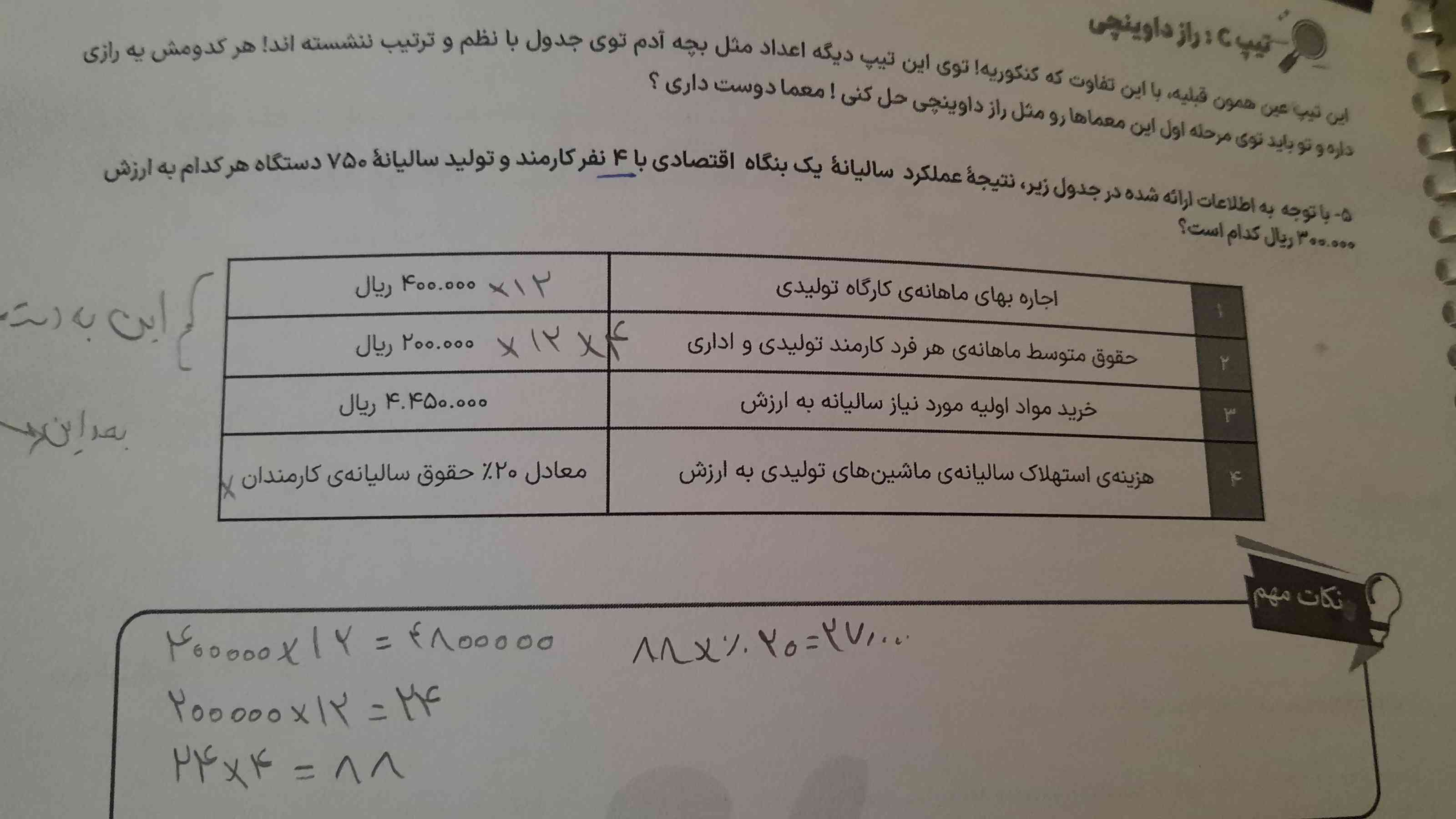 سلام این درسته بچه ها؟