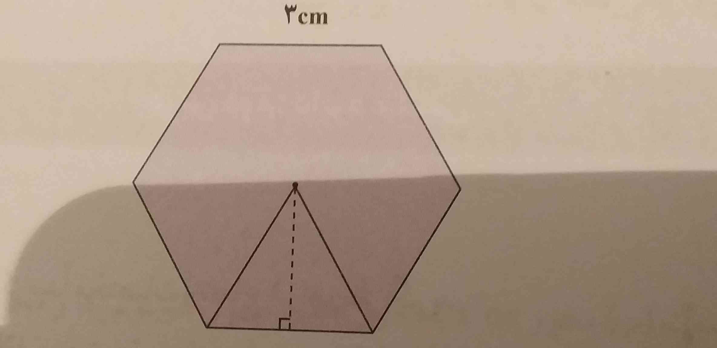 دلیل متساوی الاضلاع بودن مثلث داخل شش ضلعی منتظم چیست؟
لطفا سریع بدید