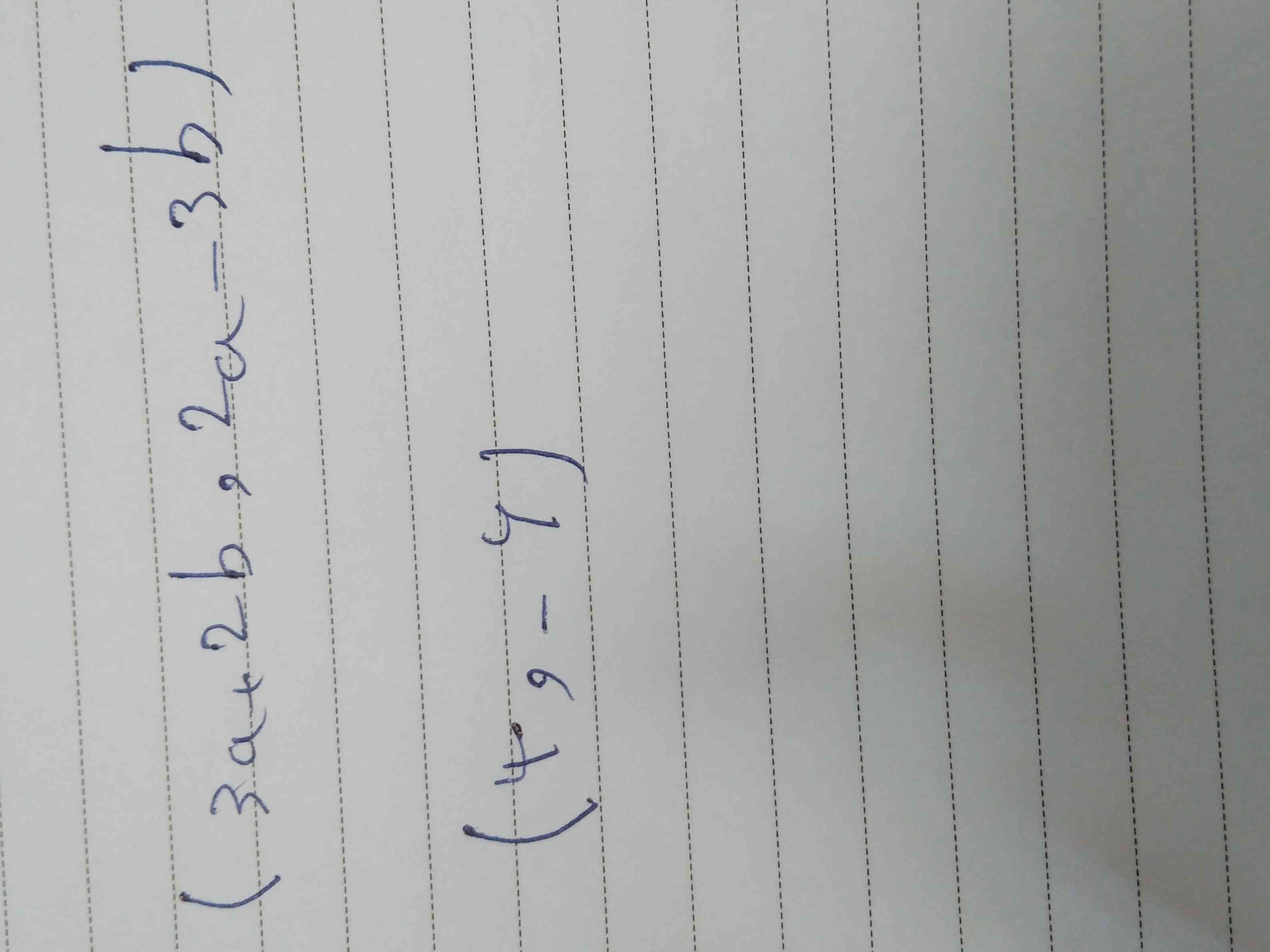 ب ازای چ مقادیری از b و a دو زوج مرتب زیر برابرند